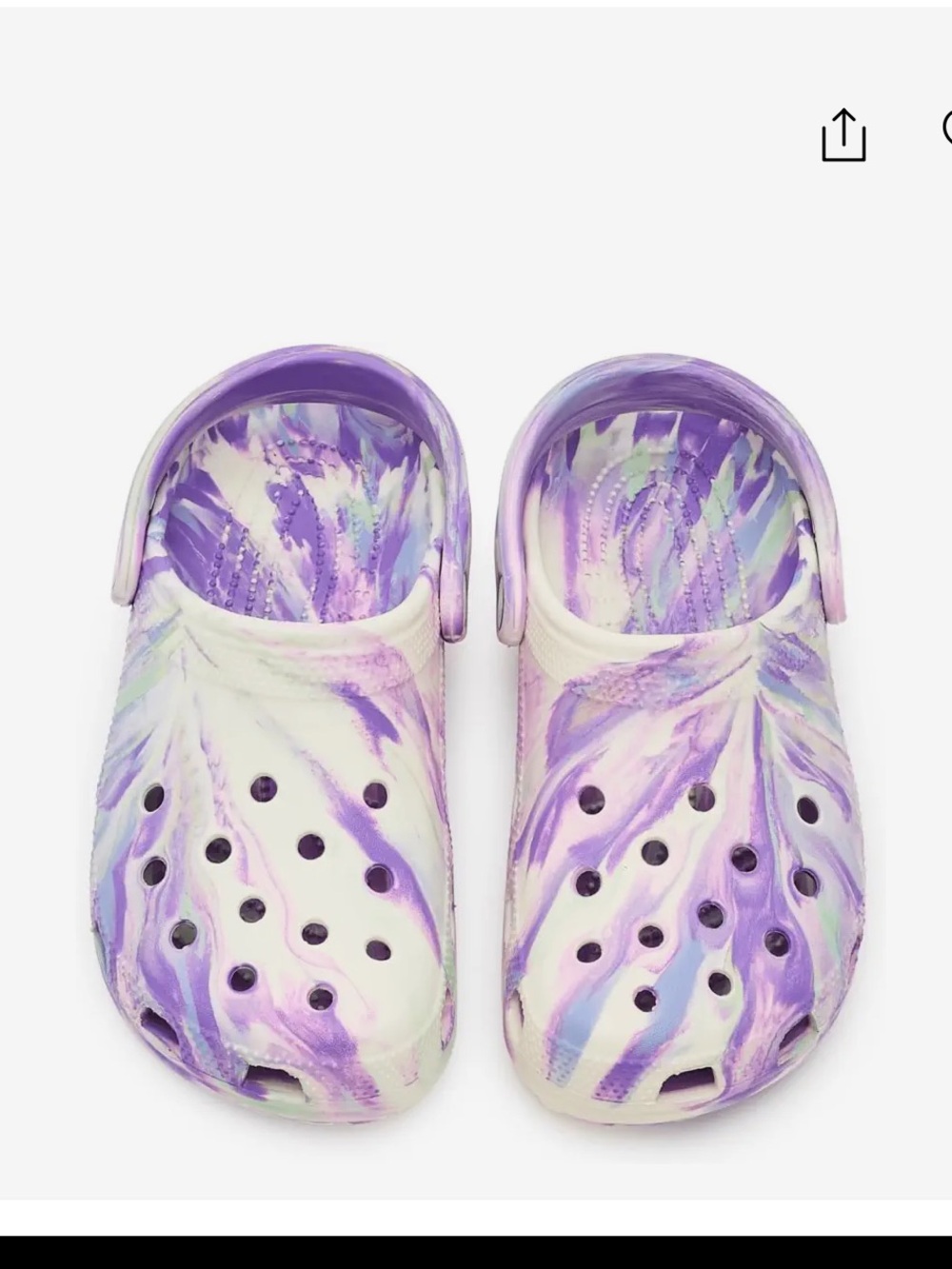 Crocs Classic Marbled Tie-Dye Clogs